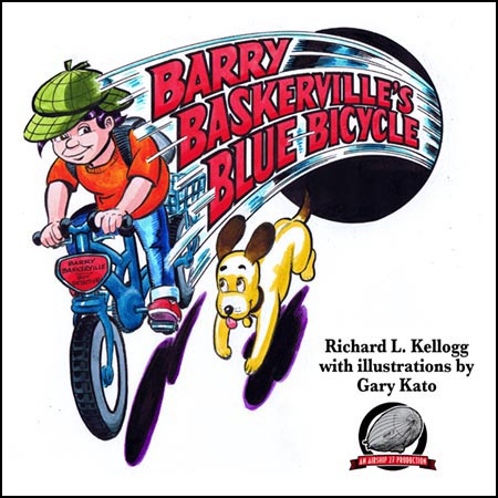 Barry Baskerville's Blue Bicycle Cover